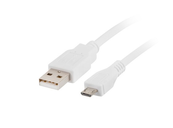 USB MICRO(M)-&gt;USB-A(M) 2.0 KABEL 1M VIT LANBERG