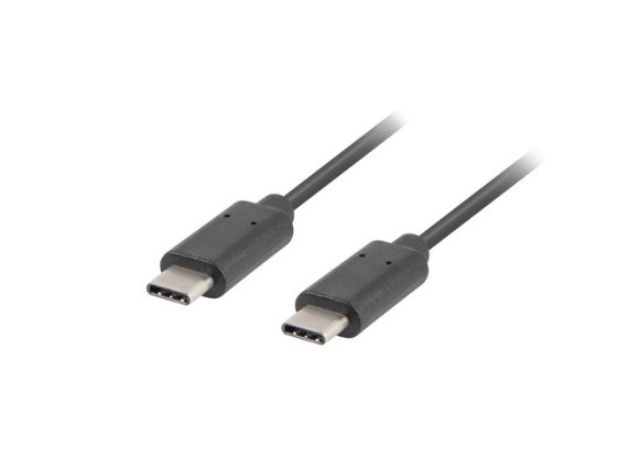 USB-C M/M 3.1 GEN 1 KABEL 3M SVART LANBERG