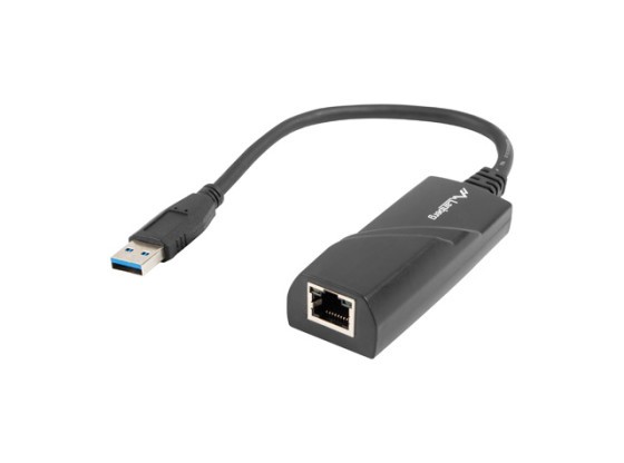 USB-&gt;RJ45 ETHERNET ADAPTER NÄTVERKSKORT LANBERG USB 3.0 1X RJ45 1GB KABEL