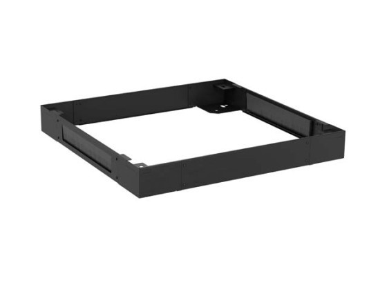 SOCKEL FÖR 800X800 FRISTÅENDE SKÅP (FF01 &amp; FF02-SERIEN) SVART LANBERG