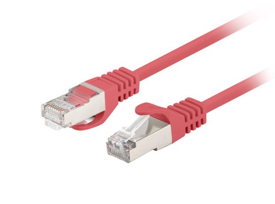 PATCHKABEL CAT.6 FTP 0,25M RÖD FLUKE PASSERADE LANBERG 10-PACK