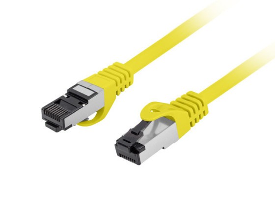 PATCHKABEL CAT.8.1 S/FTP LSZH CU 1,5M GUL FLUKE PASSERADE LANBERG