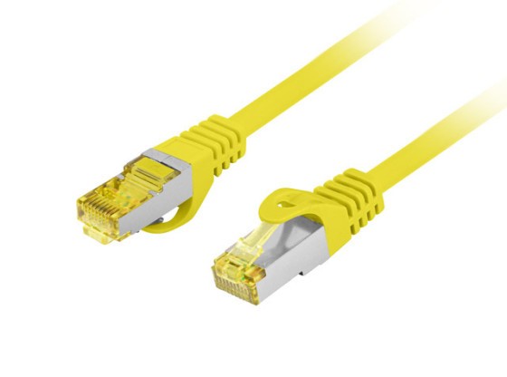 PATCHKABEL CAT.6A S/FTP LSZH CU 5M GUL FLUKE PASSED LANBERG