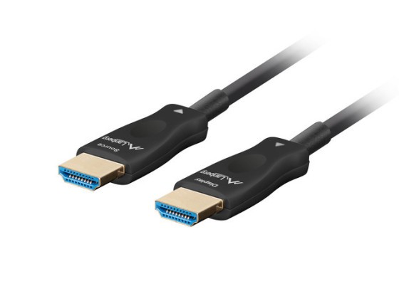 HDMI M/M V2.1 KABEL 10M OPTISK SVART AOC LANBERG