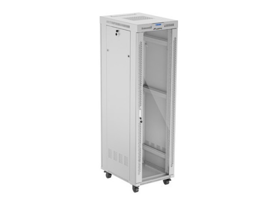 INSTALLATIONSRACK 19" 42U 600X800 GRÅ GLASDÖRR LCD LANBERG (FLAT PACK) V2