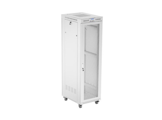 RACKMONTERAT INSTALLATIONSSKÅP 19" 42U 600X800 GRÅ LCD PERFORERAD DÖRR LANBERG (FLAT PACK)