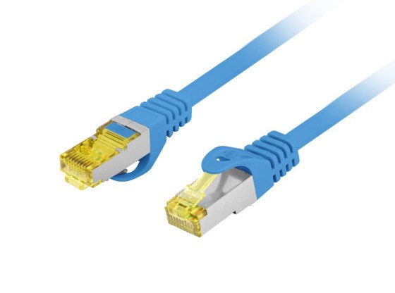 PATCHKABEL CAT.6A S/FTP LSZH CU 20M BLÅ FLUKE PASSERADE LANBERG