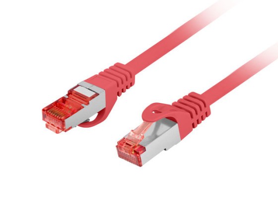 PATCHKABEL CAT.6 S/FTP LSZH CU 10M RÖD FLUKE PASSERADE LANBERG