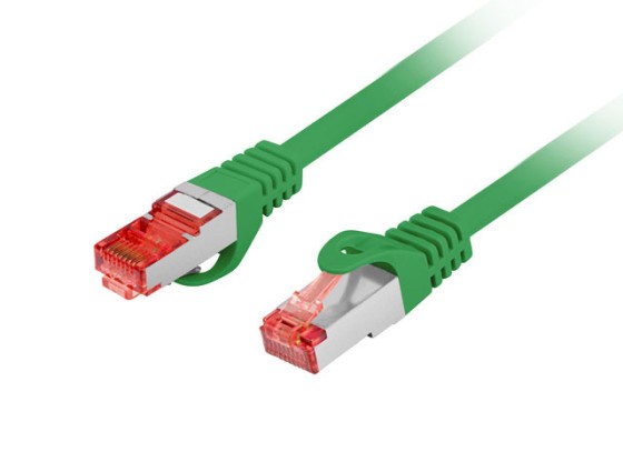 PATCHKABEL CAT.6 S/FTP LSZH CU 0,25M GRÖN FLUKE PASSERADE LANBERG