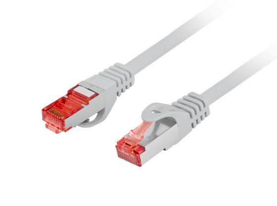 PATCHKABEL CAT.6 S/FTP LSZH CU 20M GRÅ FLUKE PASSED LANBERG