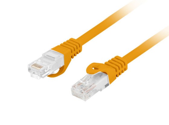 PATCHKABEL CAT.6 UTP LSZH CU 5M ORANGE FLUKE PASSED LANBERG
