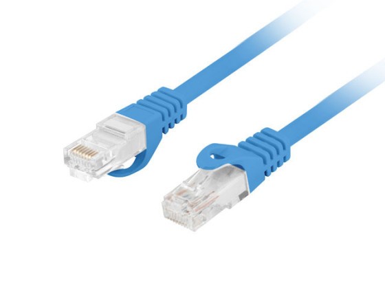 PATCHKABEL CAT.6 UTP LSZH CU 3M BLÅ FLUKE PASSERADE LANBERG