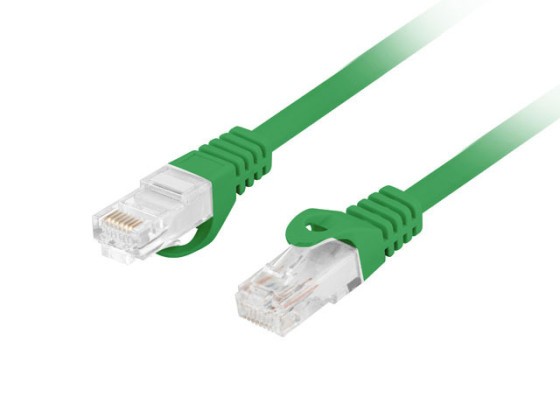 PATCHKABEL CAT.6 UTP LSZH CU 0,25M GRÖN FLUKE PASSERADE LANBERG