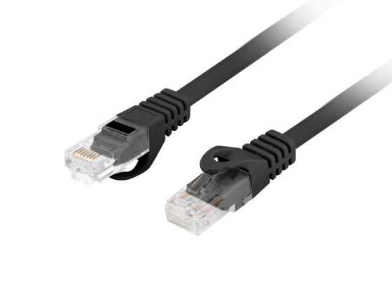 PATCHKABEL CAT.6 UTP LSZH CU 20M SVART FLUKE PASSERADE LANBERG