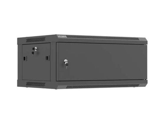INSTALLATIONSRACK 19" 4U 600X450 SVART METALLDÖRR LANBERG (FLAT PACK)