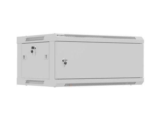 INSTALLATIONSRACK 19" 4U 600X450 GRÅ METALLDÖRR LANBERG (FLAT PACK)