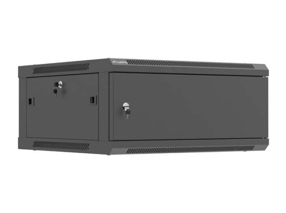 INSTALLATIONSRACK 19" 4U 600X600 SVART METALLDÖRR LANBERG (FLAT PACK)