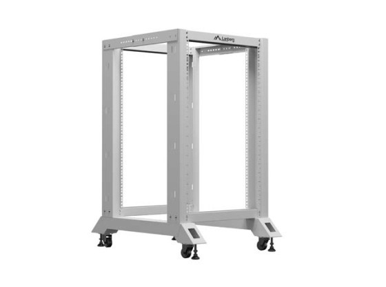 ÖPPET RACK 19" 18U 600X800 GRÅ LANBERG