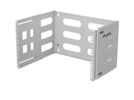 VÄGGMONTERAT RACK 19" 6U 497X400/240 GRÅ LANBERG
