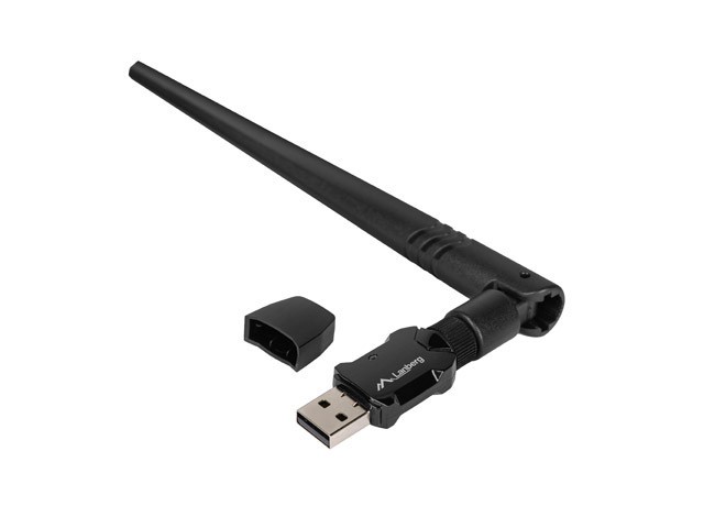 LANBERG WIRELESS WIFI NÄTVERKSKORT NC-0900-WIE USB 2.0 DUAL BAND AX900 1 EXT. ANT.